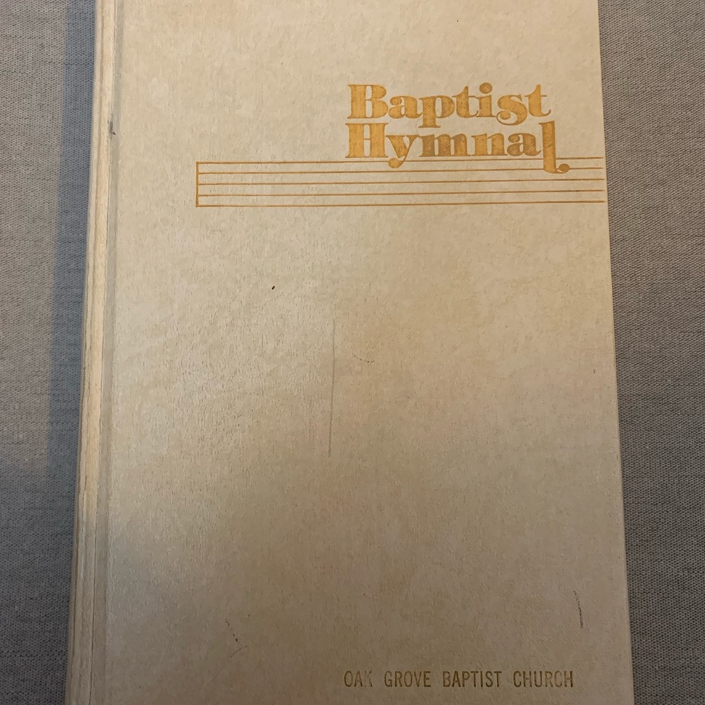 Vintage BAPTIST Hymnal Hymn Book Song Book